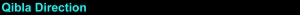 Qibla Direction